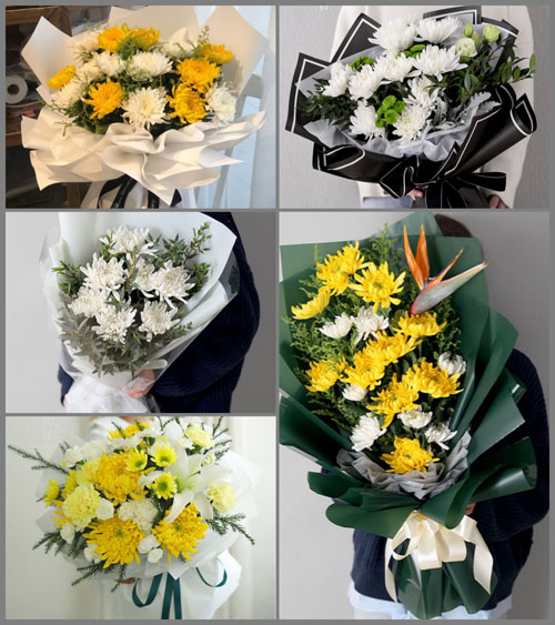 贵州贵阳清镇市犁倭镇石牛村白事花束代送